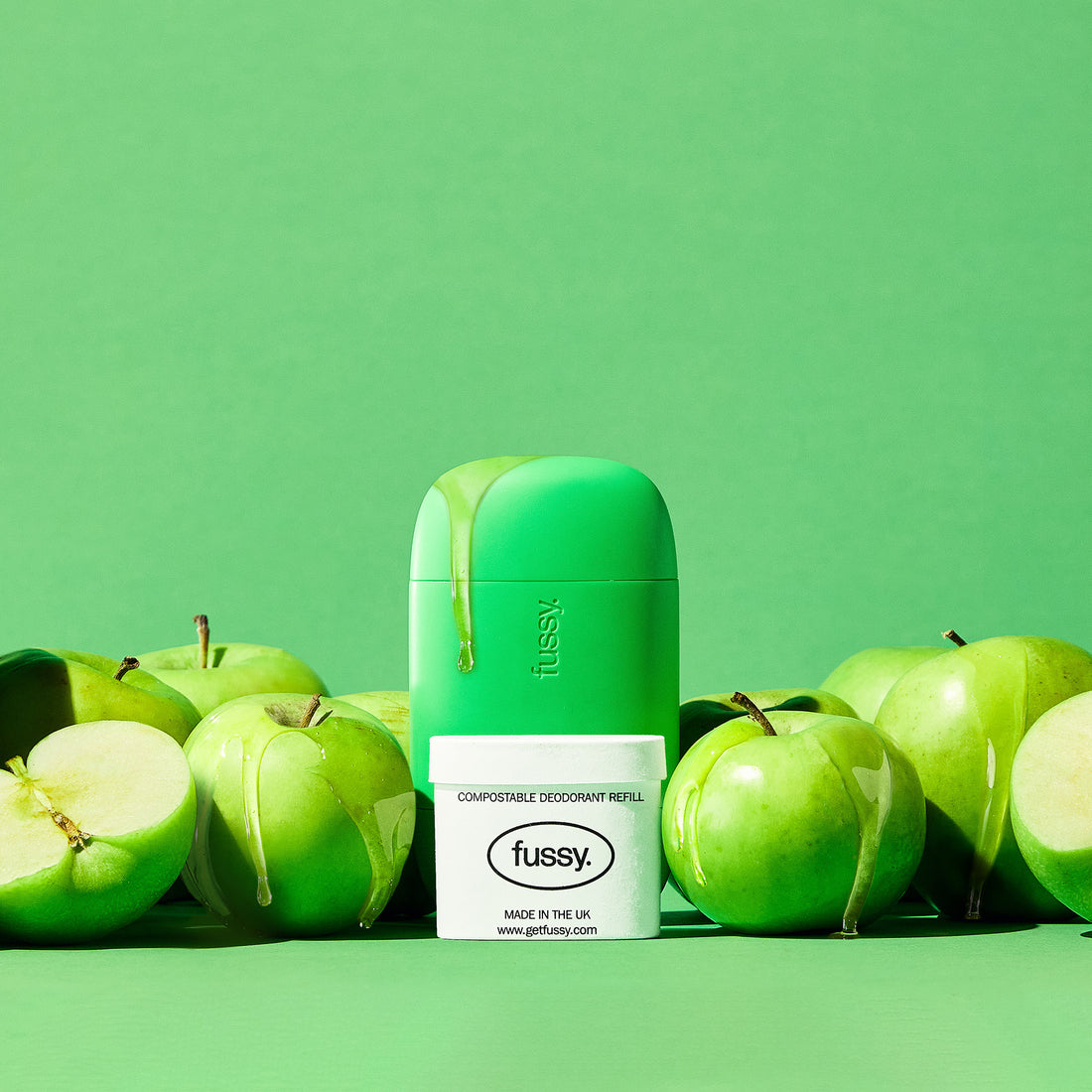 Fussy Natural Deodorant Toffee Apple Scent